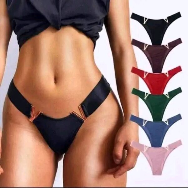 Cueca V tamanho M S L 6 PCs