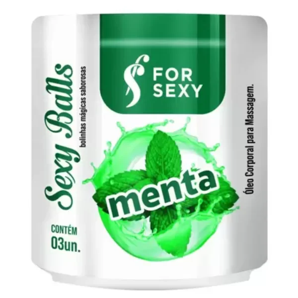 Bolinhas menta 3 un