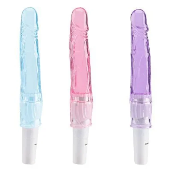 Vibrador anal e vaginal gelatinoso