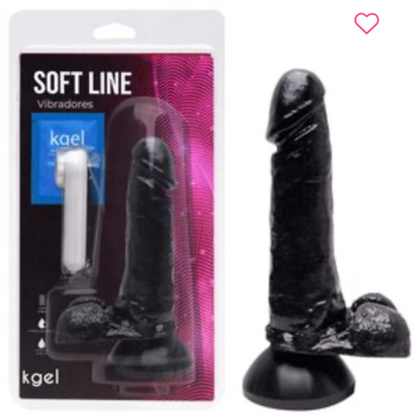 Penis com vibro 16cm 4 mmgrossura