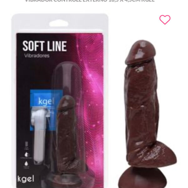Penis com vibro 17 cm 5mm grossura