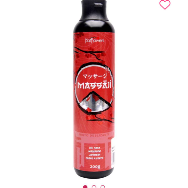 Gel para massagem corpo-a-corpo e lubrificação