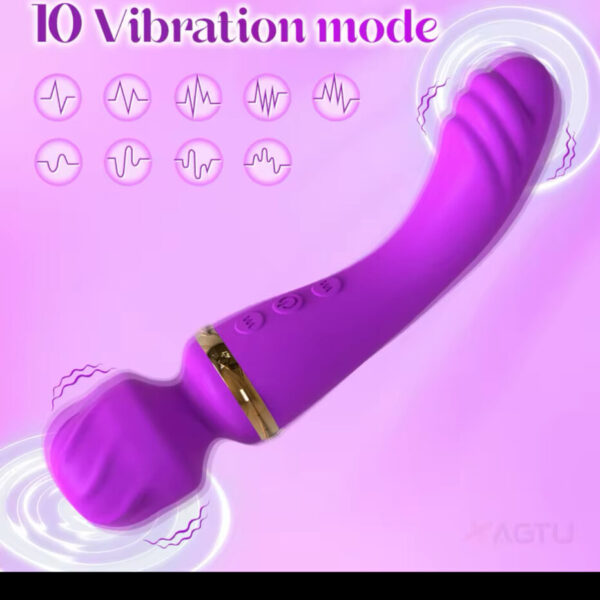 Varinha e dildo (penetração e estimula clítoris)