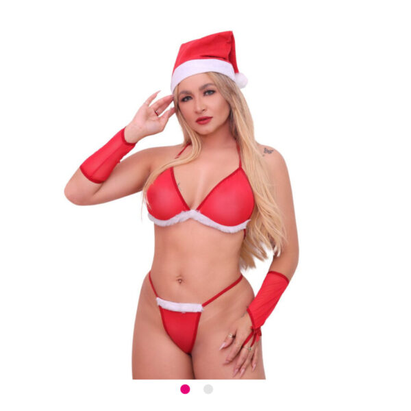 Fantasia mulher Natal sexy
