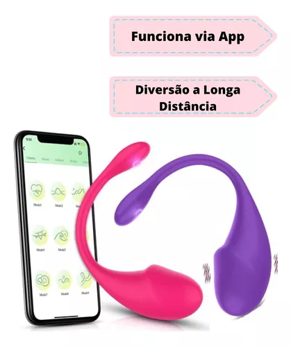 Vibrador Baleia controle pelo telemóvel