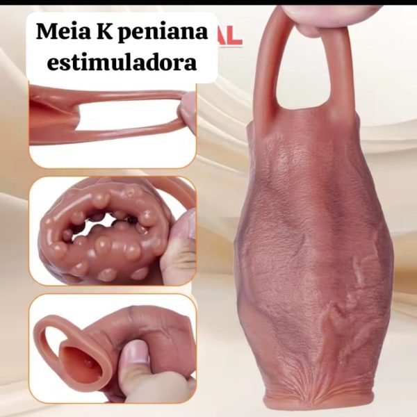 Meia K com anel